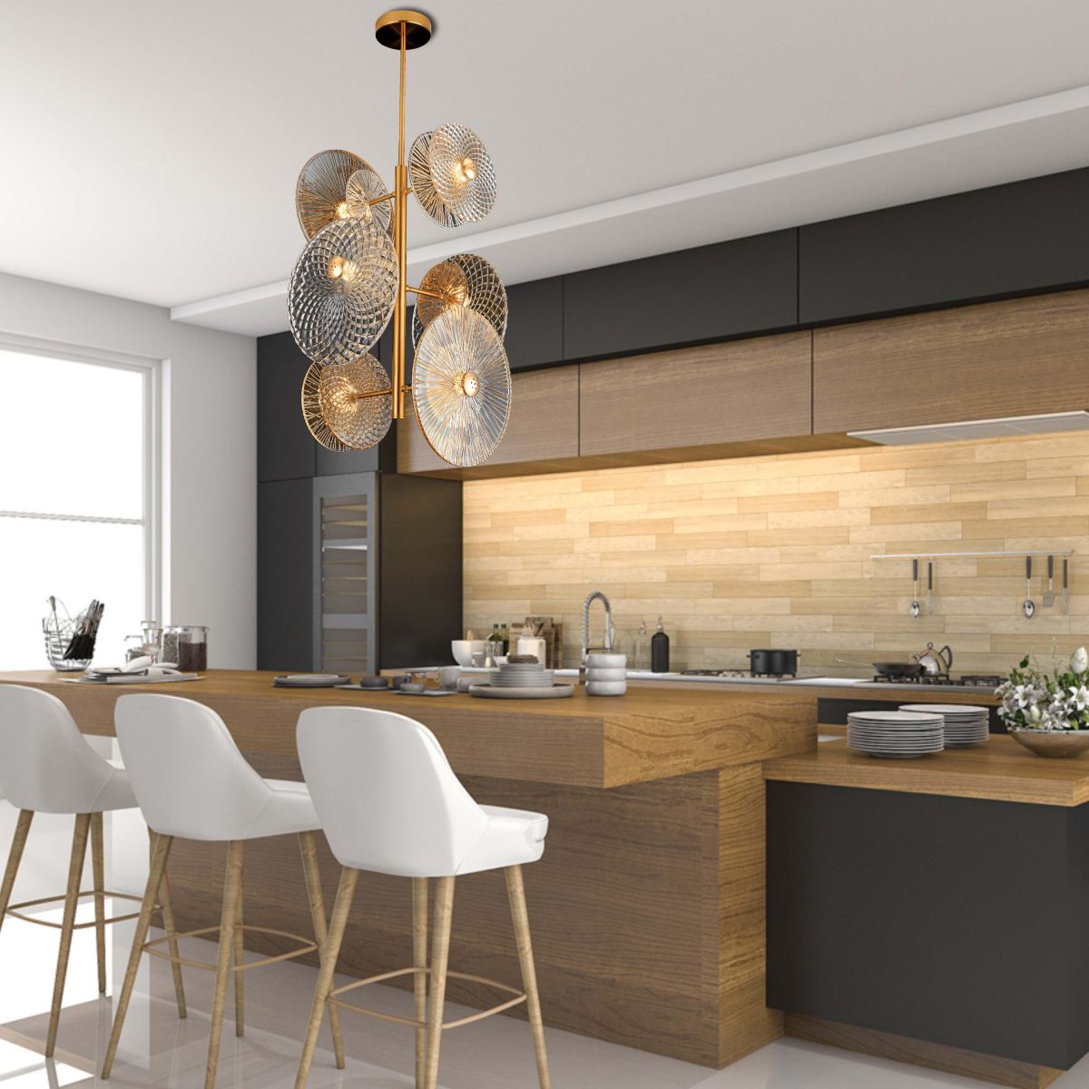 Люстра на штанге Alfa Light F4024-48