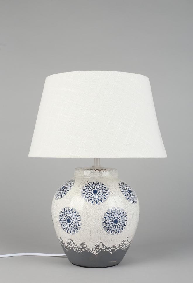 Настольная лампа прованс Omnilux Salutio OML-16804-01