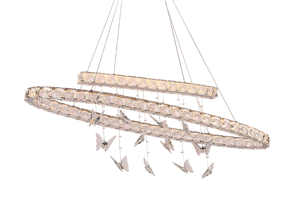 Подвесная люстра Newport 8120/120 oval chrome М0069613