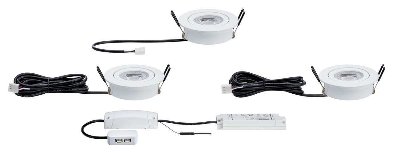 Встраиваемый светодиодный светильник Paulmann Lensl 50064