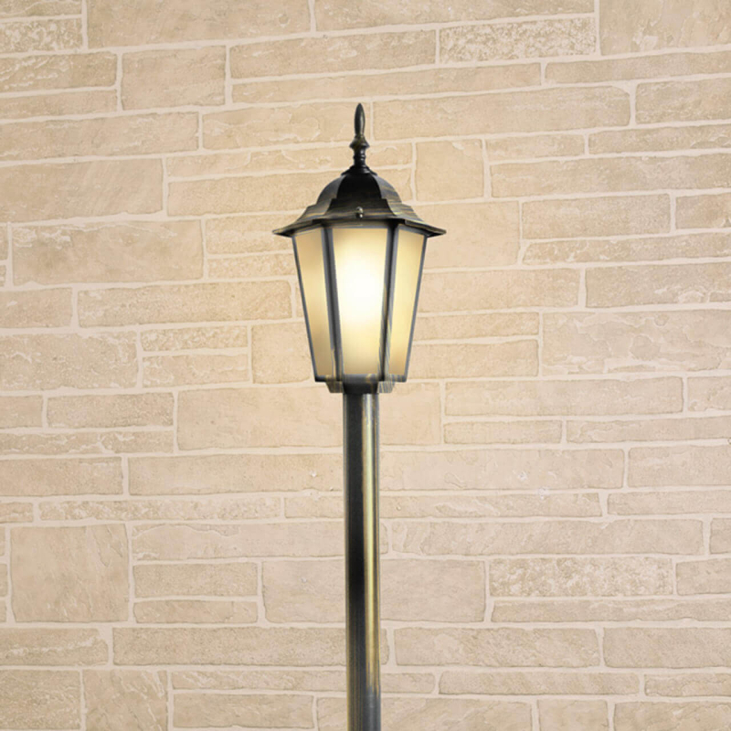 Уличный светильник Elektrostandard 1014F черное золото 4690389085765