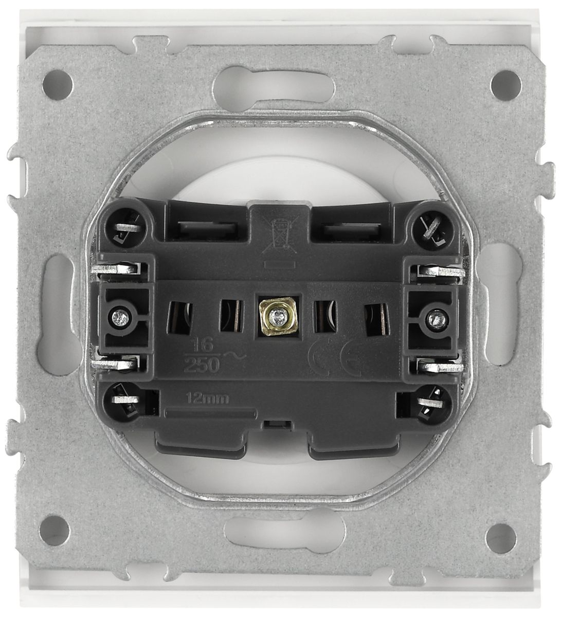 Розетка ЭРА Arktik 16-2106-01 без заземления 2P 16А-250В белый Б0071673