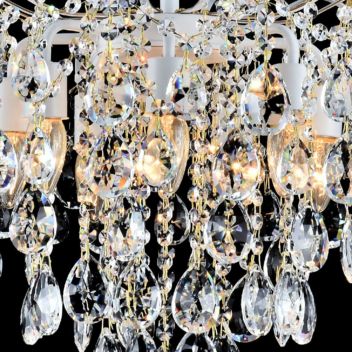 Люстра на штанге Reluce 04055-0.3-07 WH+GOLD PN