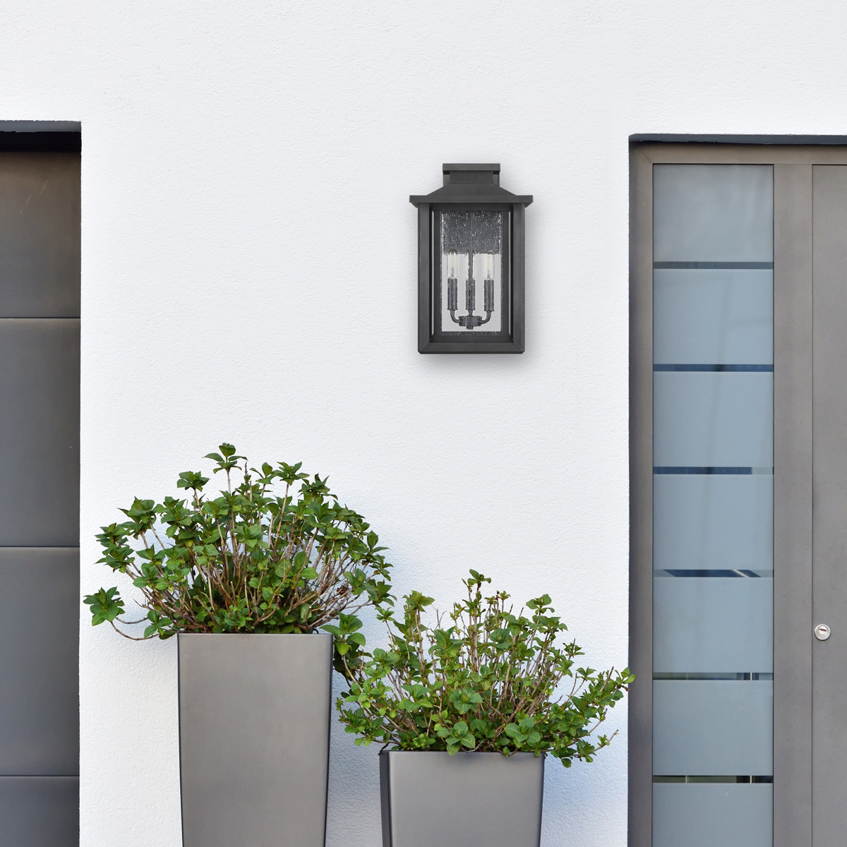 Уличный настенный светильник Quoizel Wakefield QZ-WAKEFIELD-L-TBK