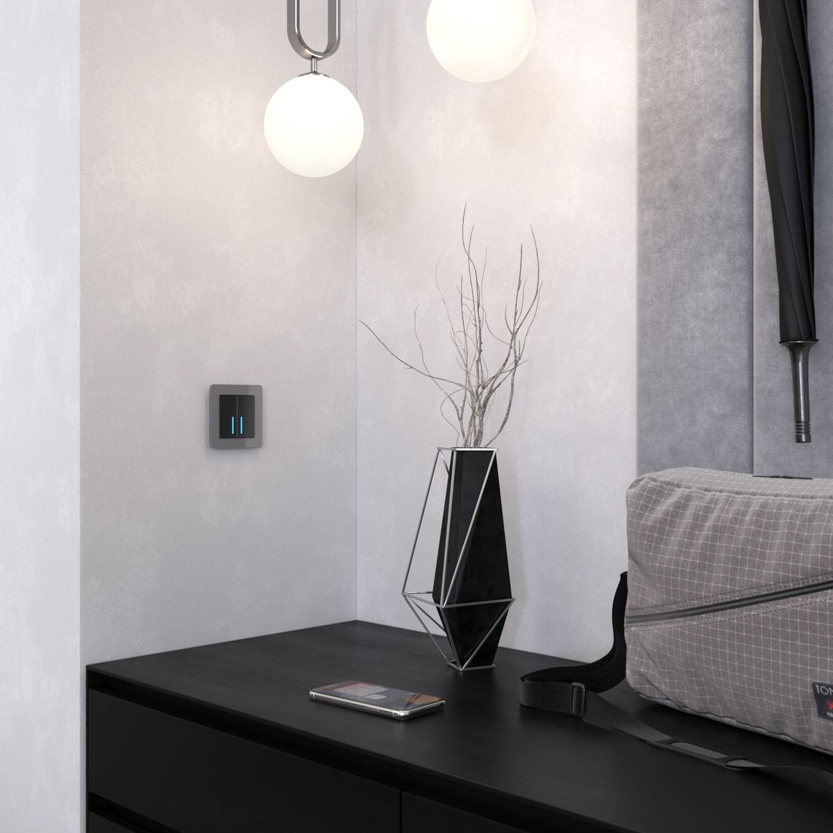 Рамка на 1 пост Werkel Acrylic графит 4690389184833 W0012704