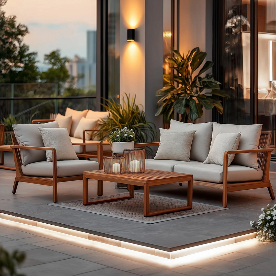 Комплект светодиодной ленты 220В 10Вт/м, 600лм/м, 4000К (д/б), SMD2835, 120д/м, 15м, IP65 10-144 (сетевой шнур, заглушка - 1шт, крепеж - 15шт)