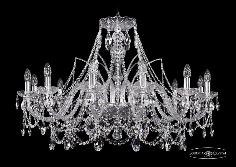 Подвесная люстра Bohemia Ivele 1411/12/360/Ni