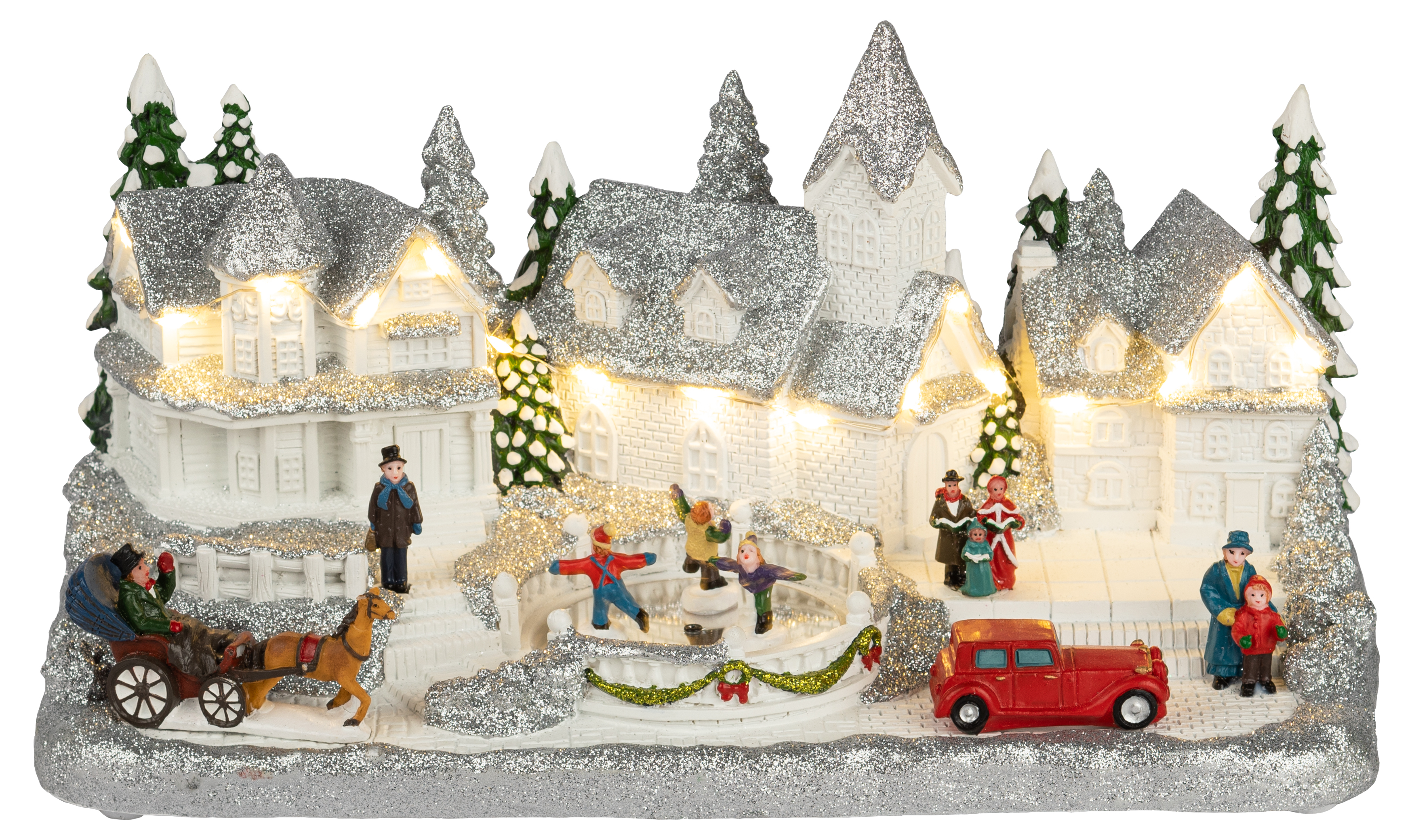 Новогодняя фигура Снежная деревня Эра EFIS-S08 Б0060486 в Москве