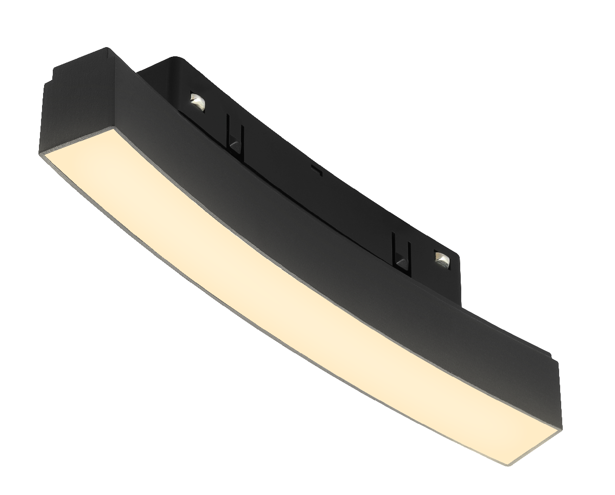 Трековый магнитный светильник iLedex Vision 4822-028-L188-D600-6W-110DG-3000K-BK