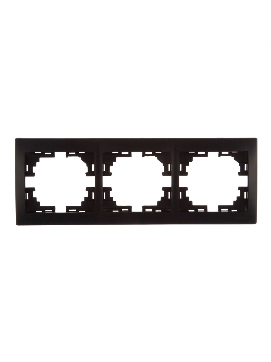 Рамка 3-местная горизонтальная Lezard Mira 701-4200-148