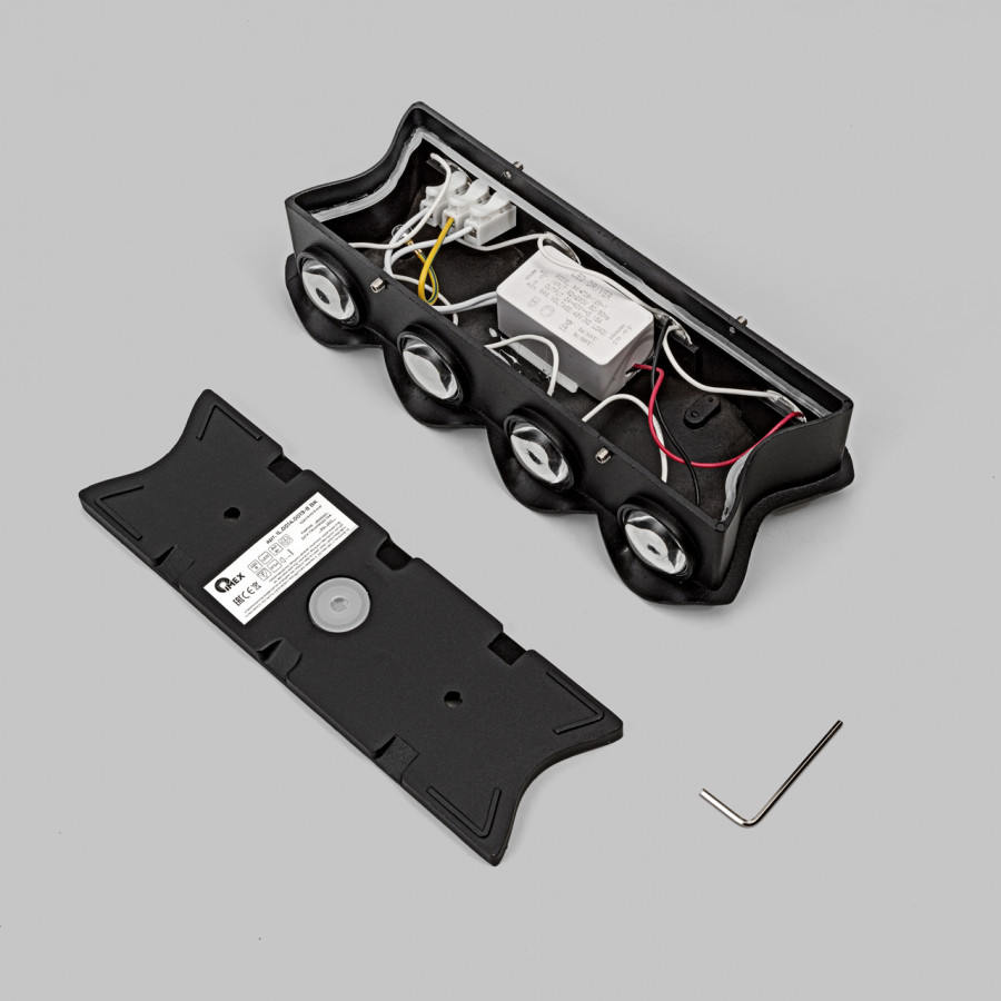 Уличный настенный светильник IMEX Cross IL.0014.0019-8-BK