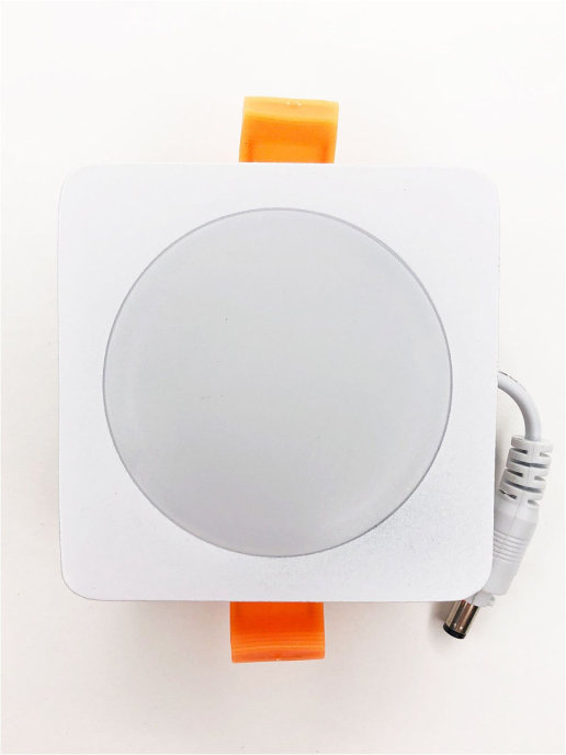 Встраиваемый светильник Elvan VLS-109SQ-7W-WW-Wh