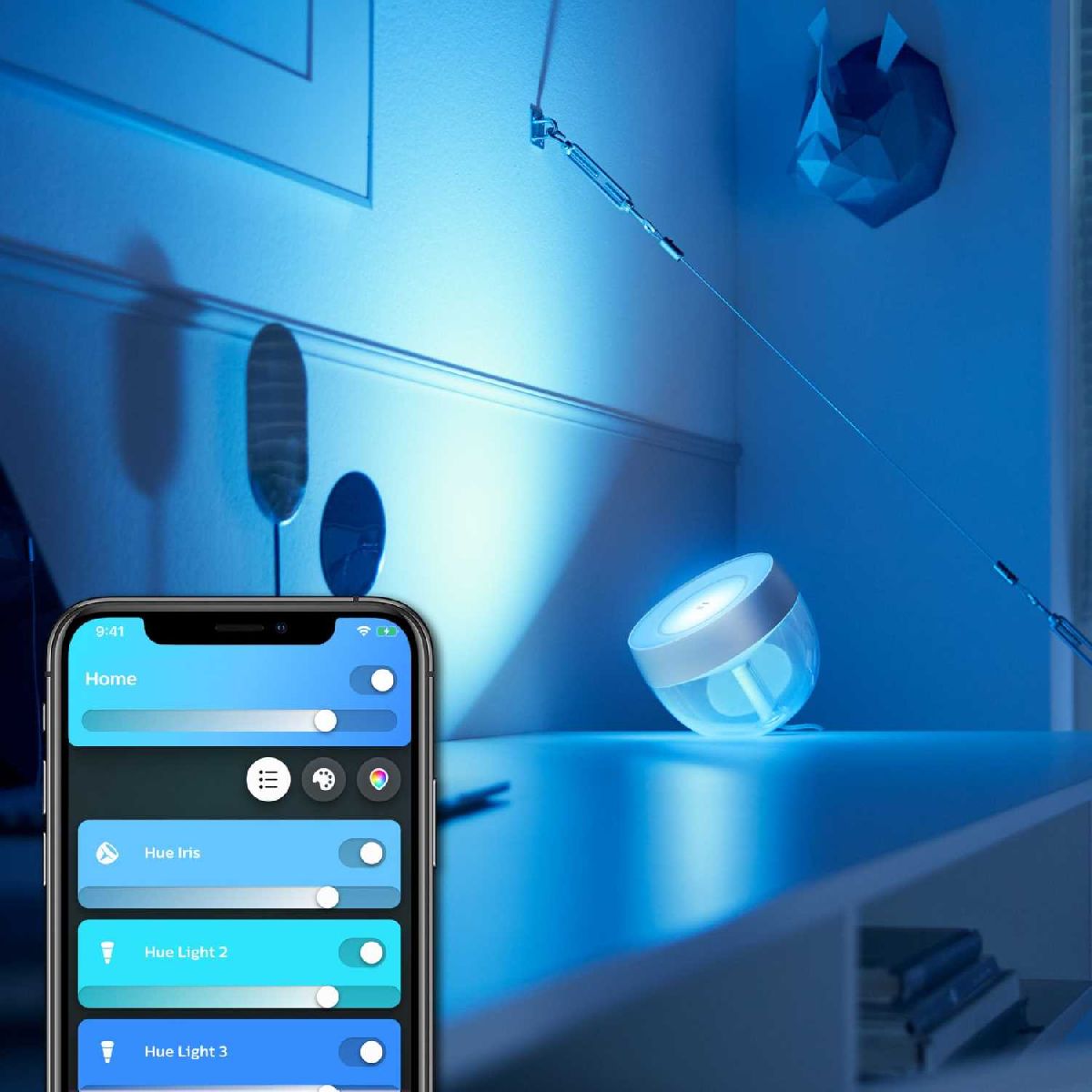 Умная настольная лампа Philips Hue Q4'20 Iris gen4 EU/UK silver 929002376701