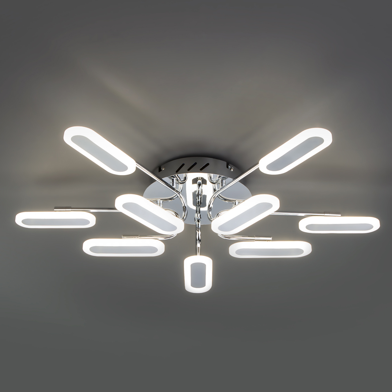 Потолочный светодиодный светильник Eurosvet Osaka 90148/10 хром