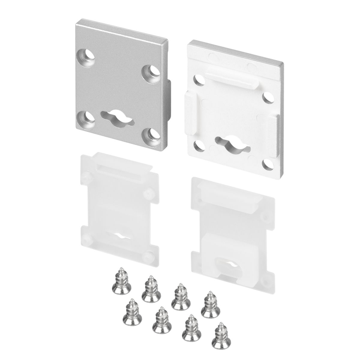 Заглушка Arlight FLOOR22-H27 c отверстием (Пластик) 062601