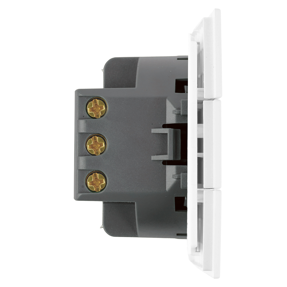 Выключатель 3-клавишный (механизм) Stekker Мия 250В 10А RSW10-3108-01 белая магнолия 50430