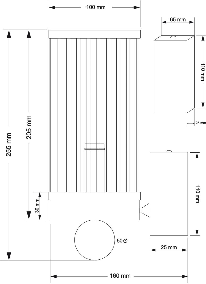 Бра Kutek Lauria LAU-K-1(P)