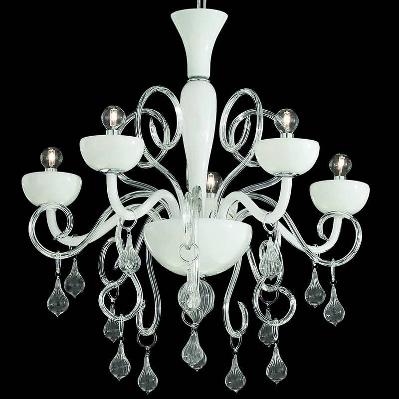 Подвесная люстра Ideal Lux Lilly SP5 Bianco 022789