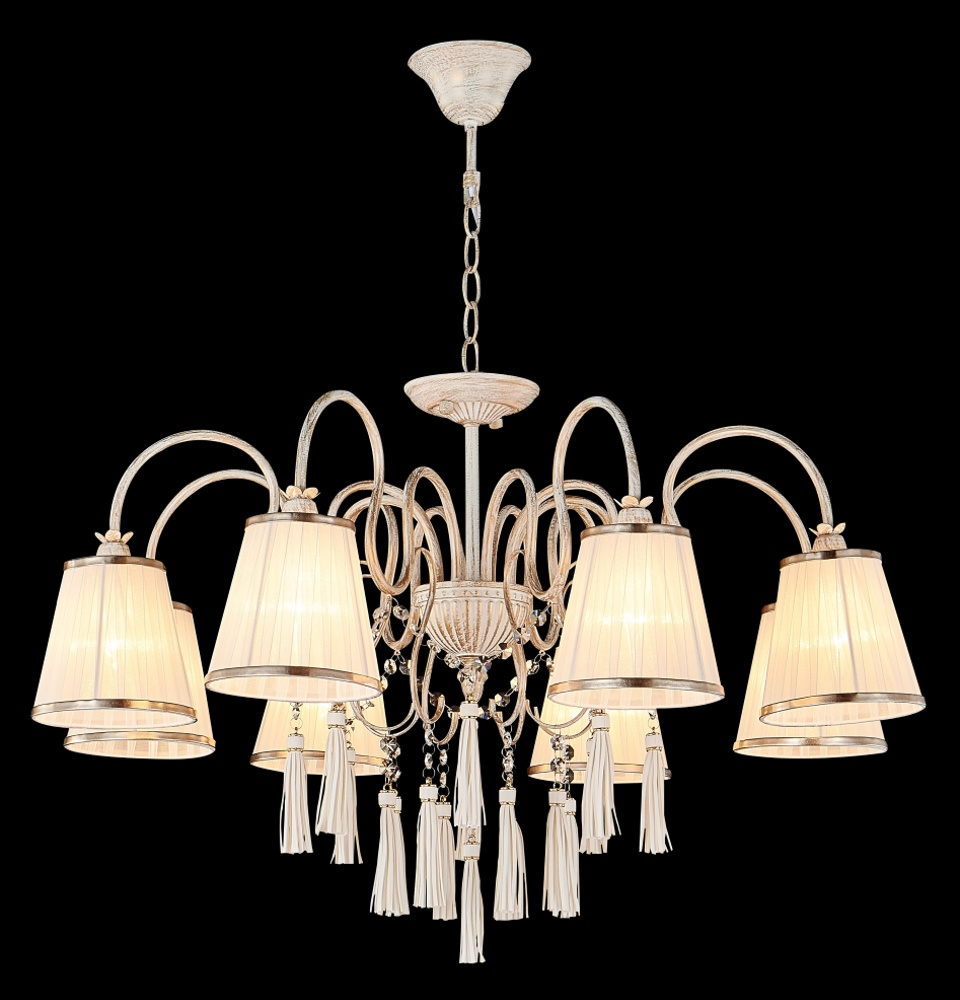 Потолочная люстра Crystal Lux OFELIA SP-PL8 WHITE