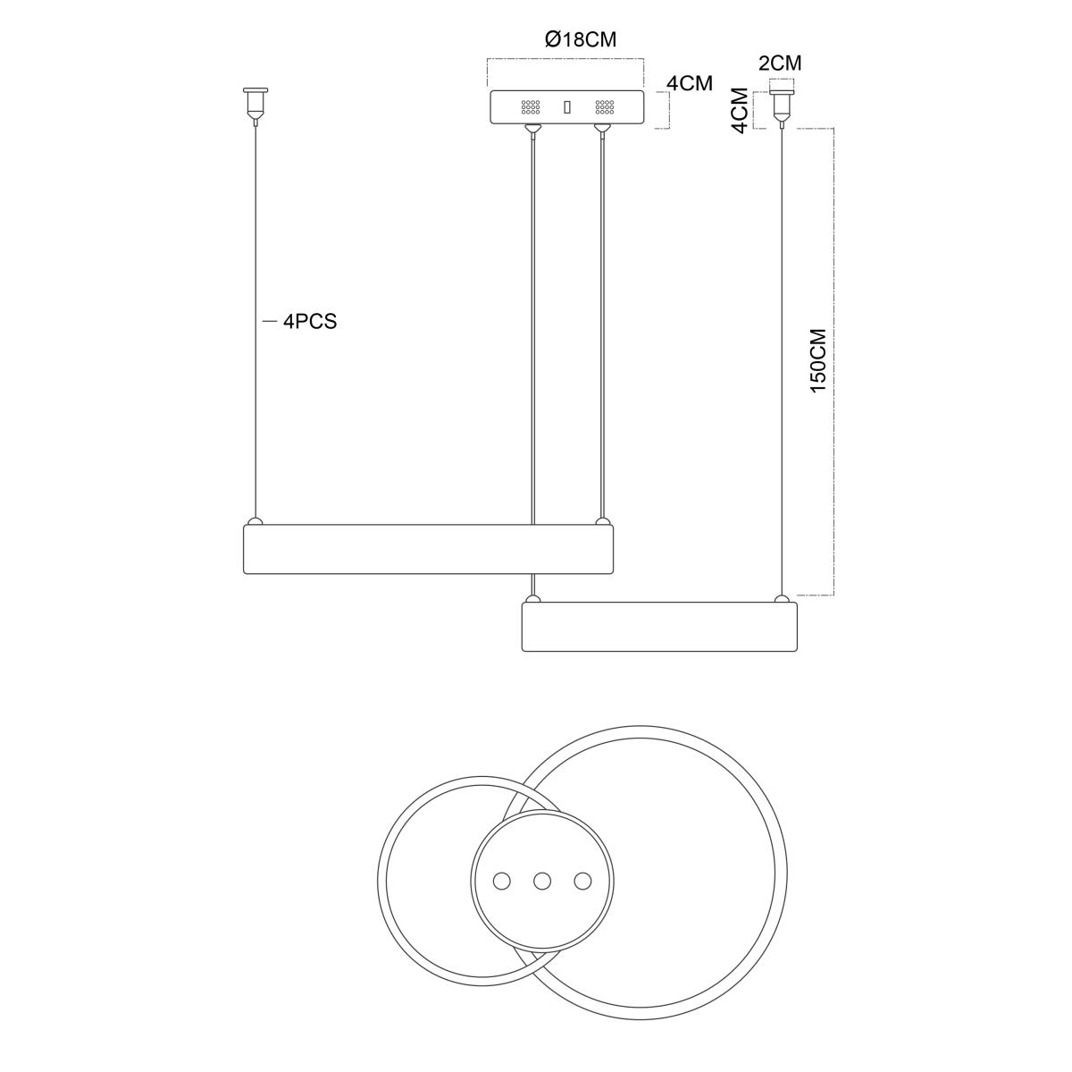 Потолочная чаша Favourite Canopy 4591-180-2BL