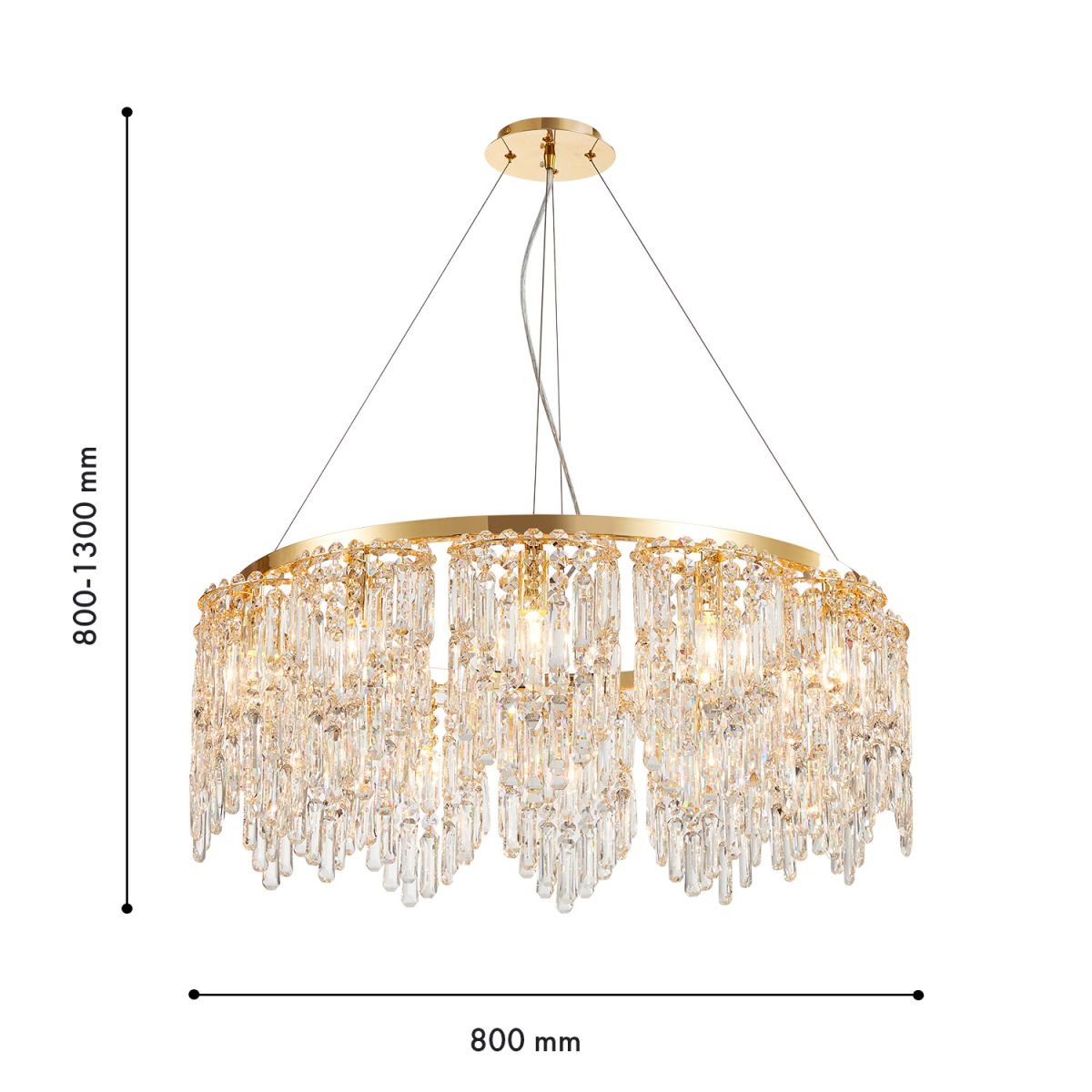 Подвесная люстра Favourite Diadem 4724-12P