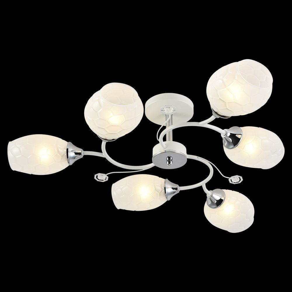 Люстра на штанге Reluce 11364-0.3-06B WH+CR