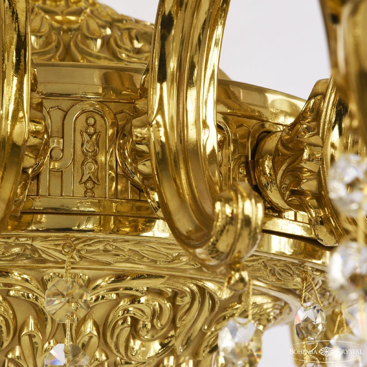 Подвесная люстра Bohemia Ivele Crystal Verona 72101/16/360 B G