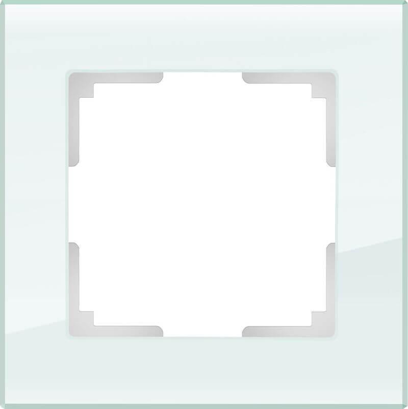 Рамка Werkel Favorit на 1 пост натуральное стекло WL01-Frame-01 4690389060168