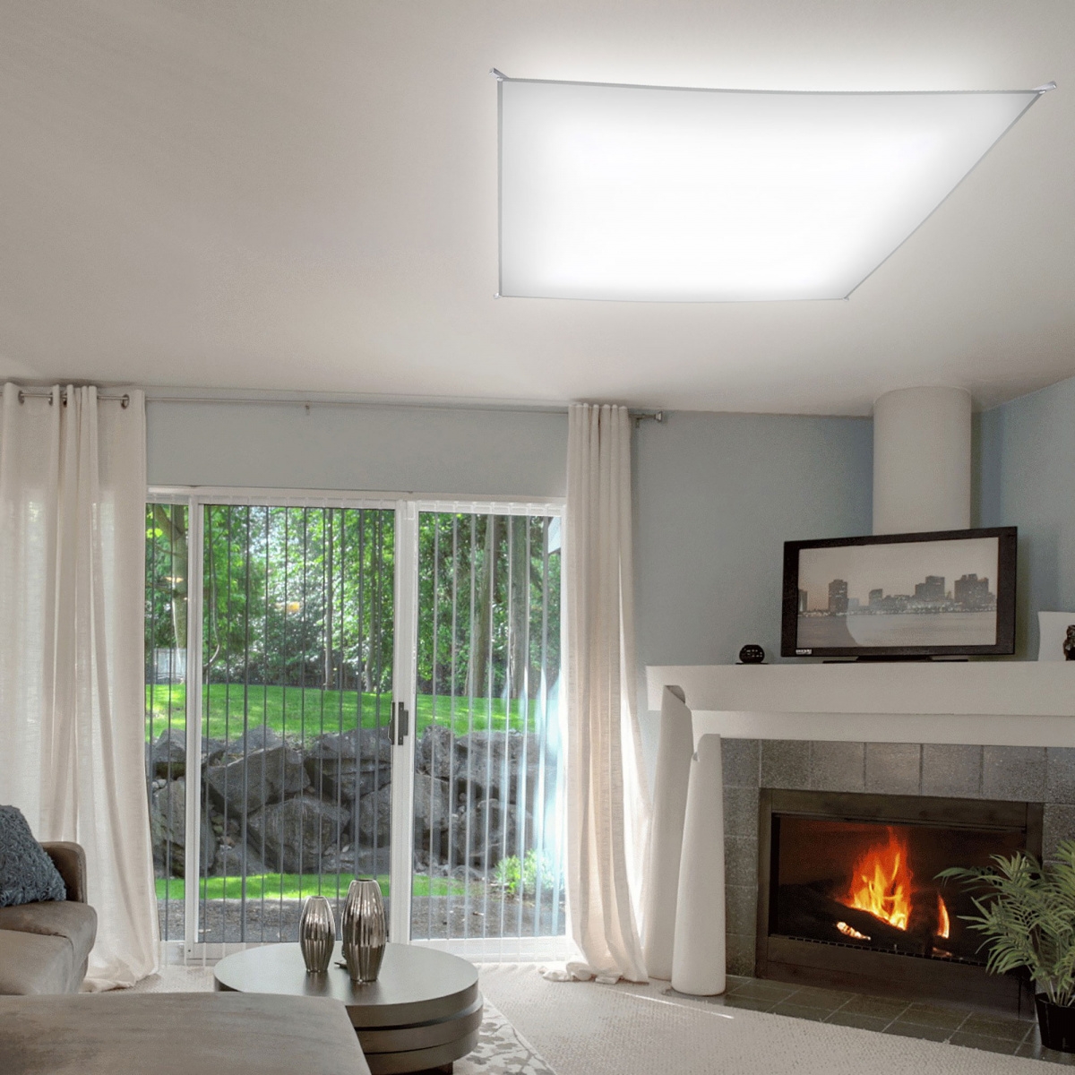 Потолочный светодиодный светильник Citilux Сити-Арт CL70121R120