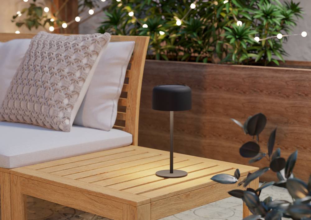 Настольная лампа на солнечных батареях Eglo Roccanova 901889