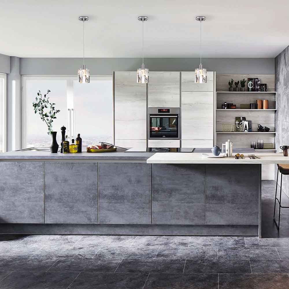 Подвесной светильник хрустальный Eurosvet Scoppio 50101/1 хром