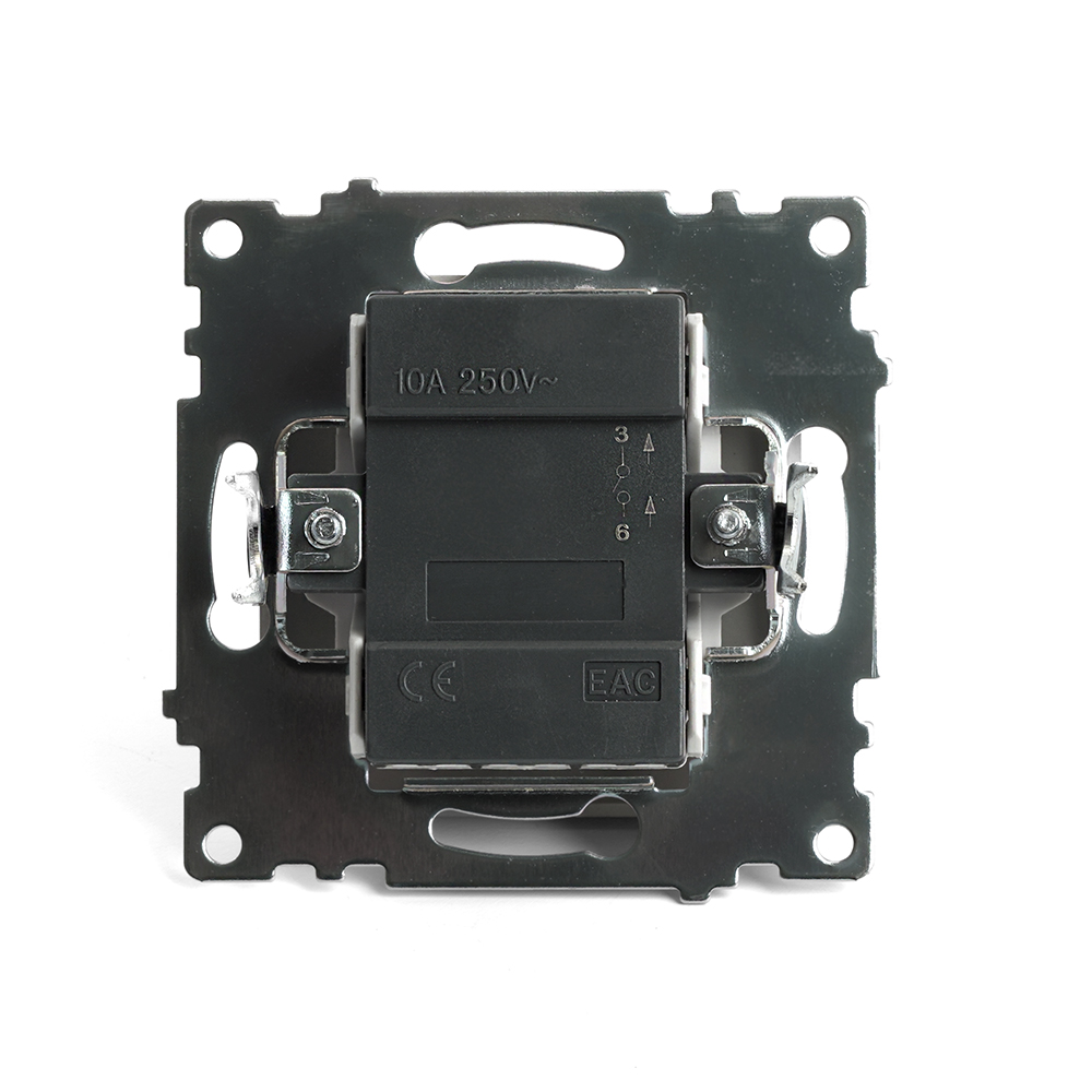 Выключатель 1-клавишный Stekker Катрин GLS10-7103-08 49213