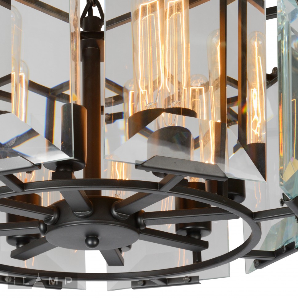 Подвесная люстра iLamp Panorama 6108-500BK