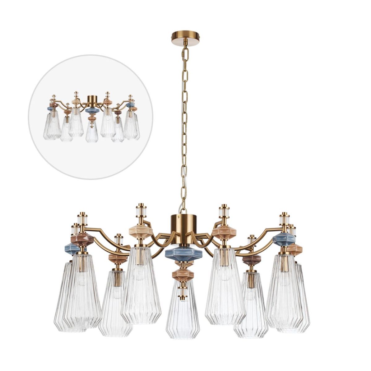 Подвесная люстра Odeon Light Modern Terra 5414/9