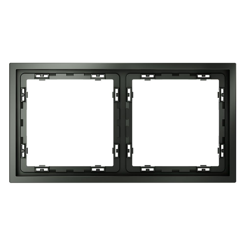 Рамка на 2 поста Voltum S70 VLS100206 (титан)