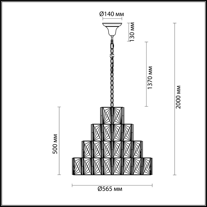 Подвесная люстра Odeon Light Brittani 4119/15
