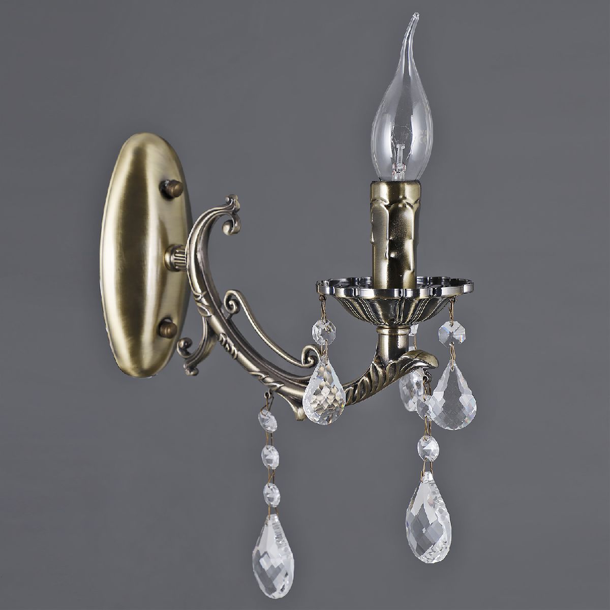 Бра бронзовое бронза Illumico IL9927-1WSQ-24 AB CASTOR