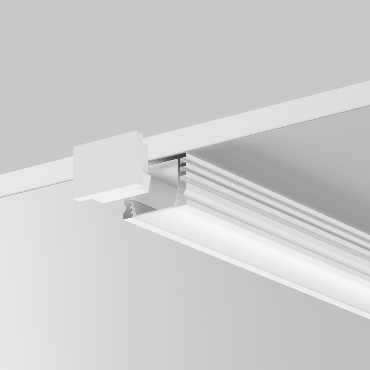 Алюминиевый профиль накладной 16x12 Maytoni Led Strip ALM-005-W-2M 631006