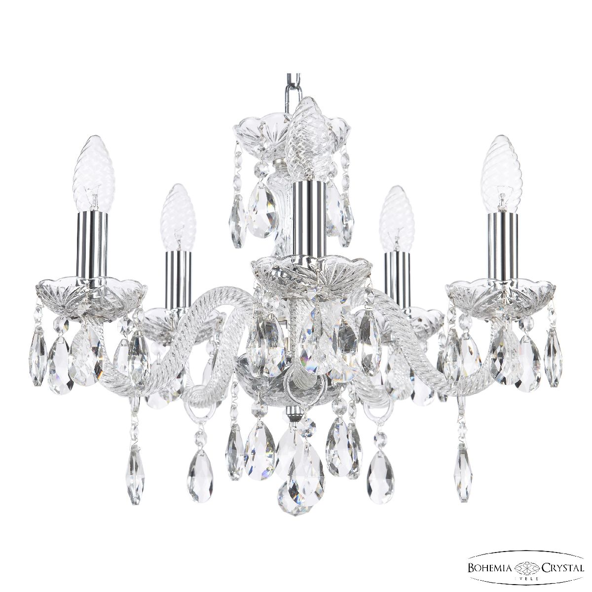 Подвесная люстра Bohemia Ivele Crystal 117/5/141 Ni