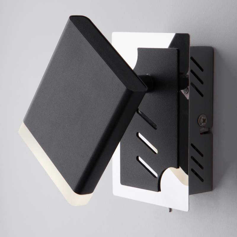 Настенный светодиодный светильник Eurosvet Collin 20000/1 черный