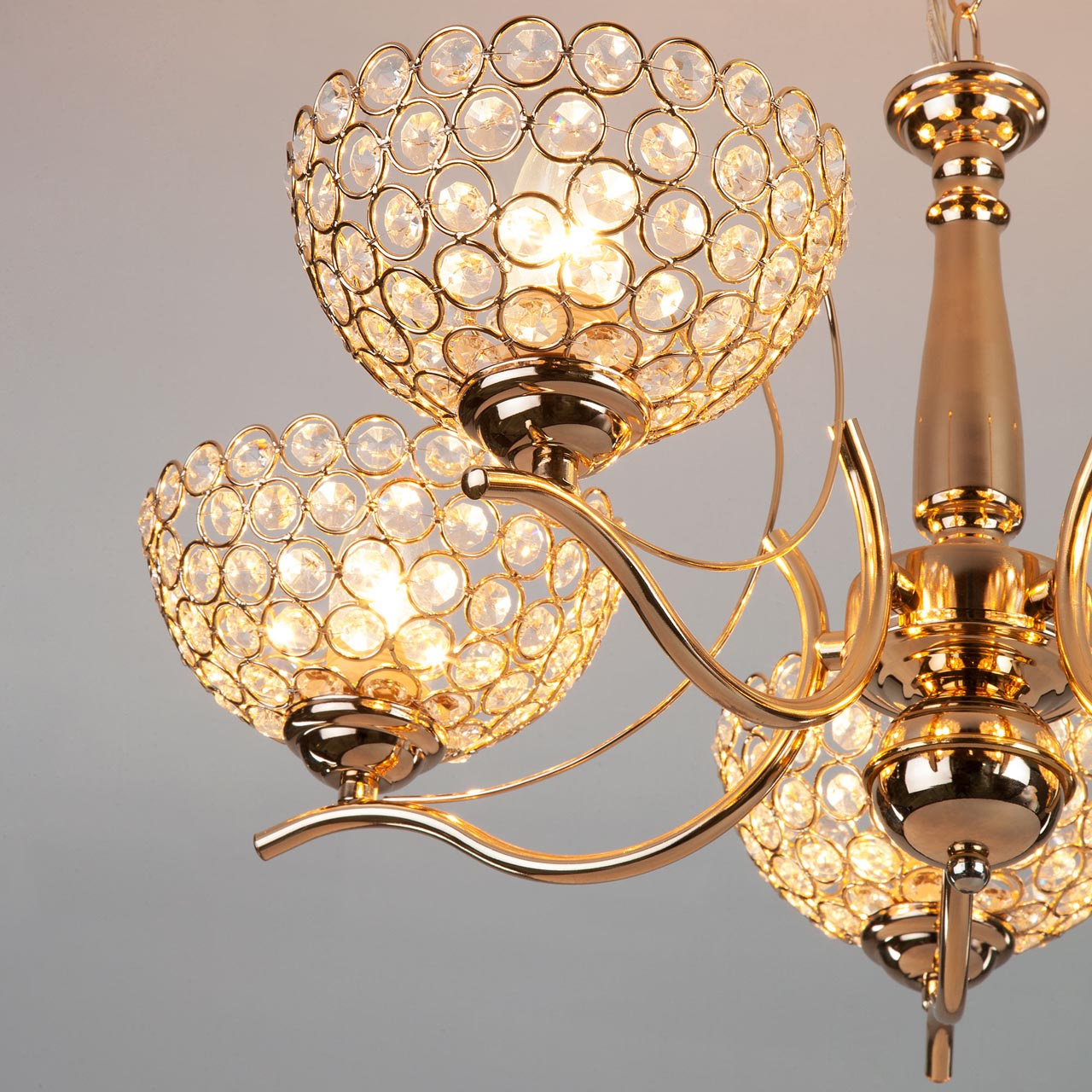 Подвесная люстра Eurosvet Mirage 30119/5 золото