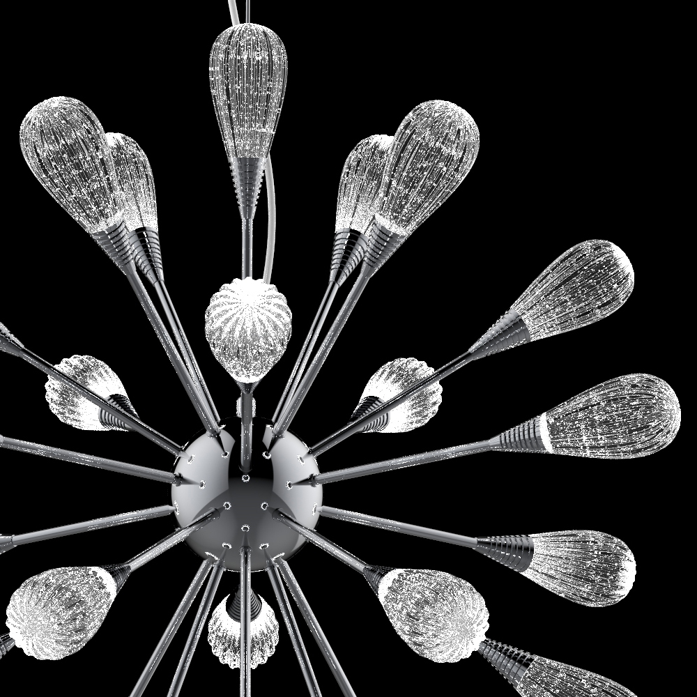 Подвесная люстра Delight Collection MD17028028-24A chrome