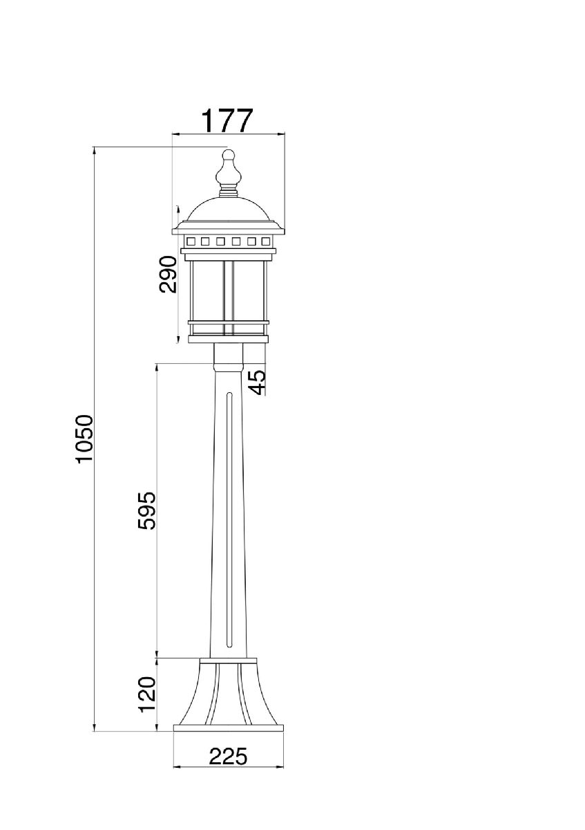 Ландшафтный светильник Maytoni Salamanca O031FL-01BR