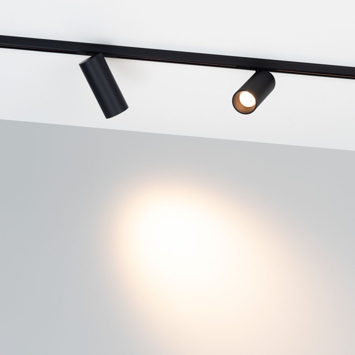 Трековый магнитный светильник Arlight MAG-MICROCOSM-SPOT-R35-5W Day4000 (BK, 36 deg, 24V) 043253(1)