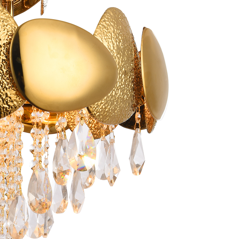 Подвесная люстра Natali Kovaltseva VALENCIA 91009/6C GOLD