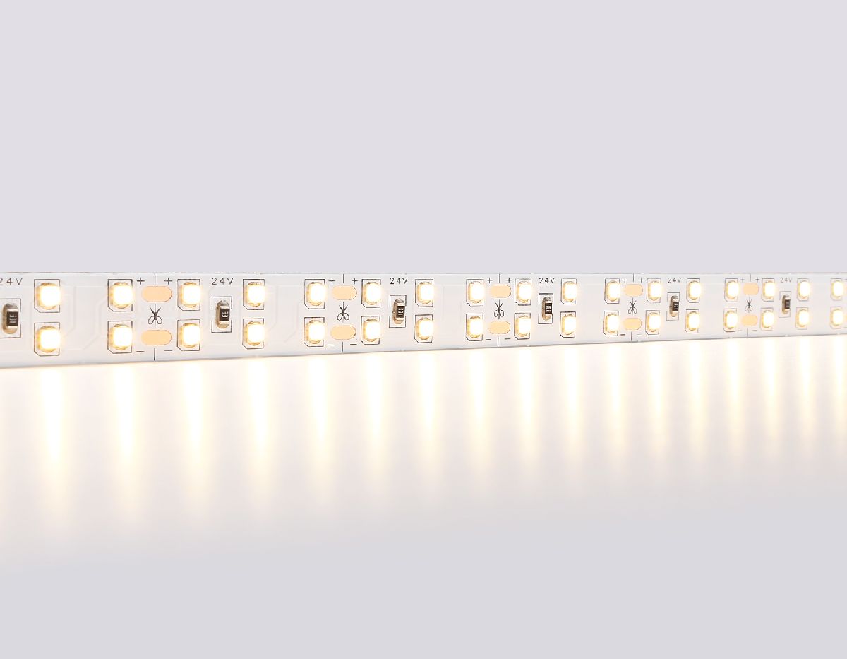 Светодиодная лента двухрядная Ambrella Light LED Strip 24В 2835 20Вт/м 3000K 5м IP20 GS3601