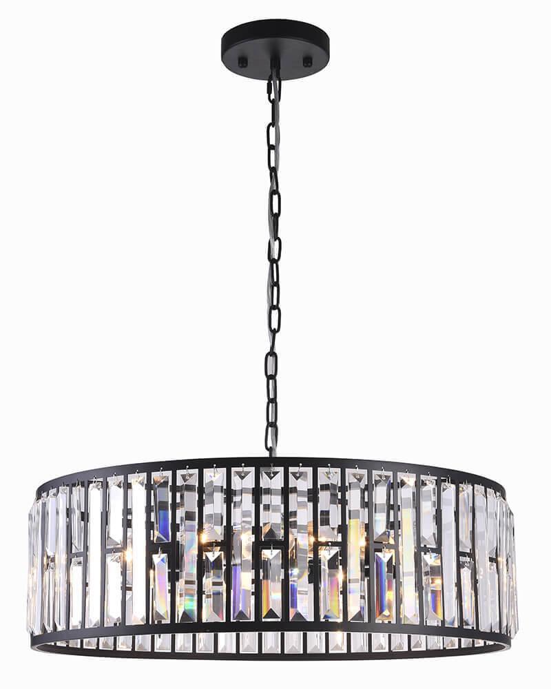 Подвесная люстра Lumien Hall Кароль 0003/8P-BK-CL