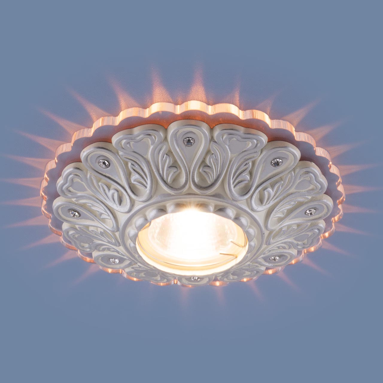 Встраиваемый светильник Elektrostandard 6004 MR16 WH белый/хром 4690389056536