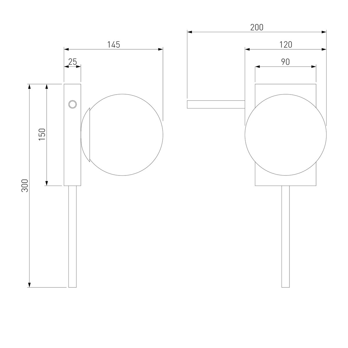 Бра Eurosvet Fredo 40036/1 черный жемчуг a061477
