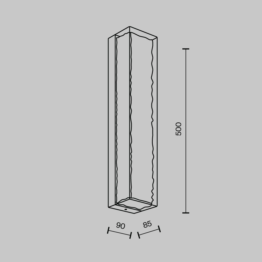 Настенный светильник Modestyle MS.9020.500 CR